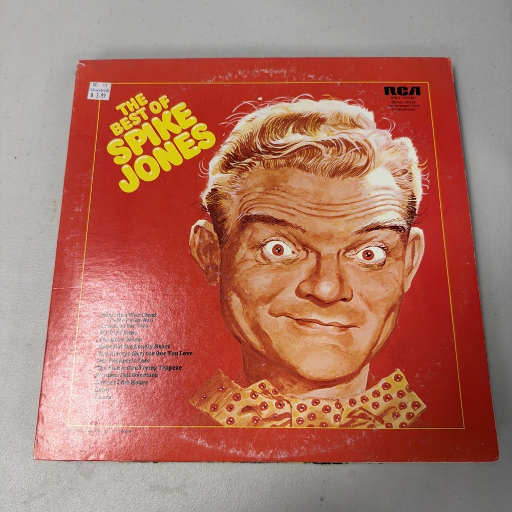 The Best Of Spike Jones City Slickers RCA Old Time Comedy Novelty Record LP
